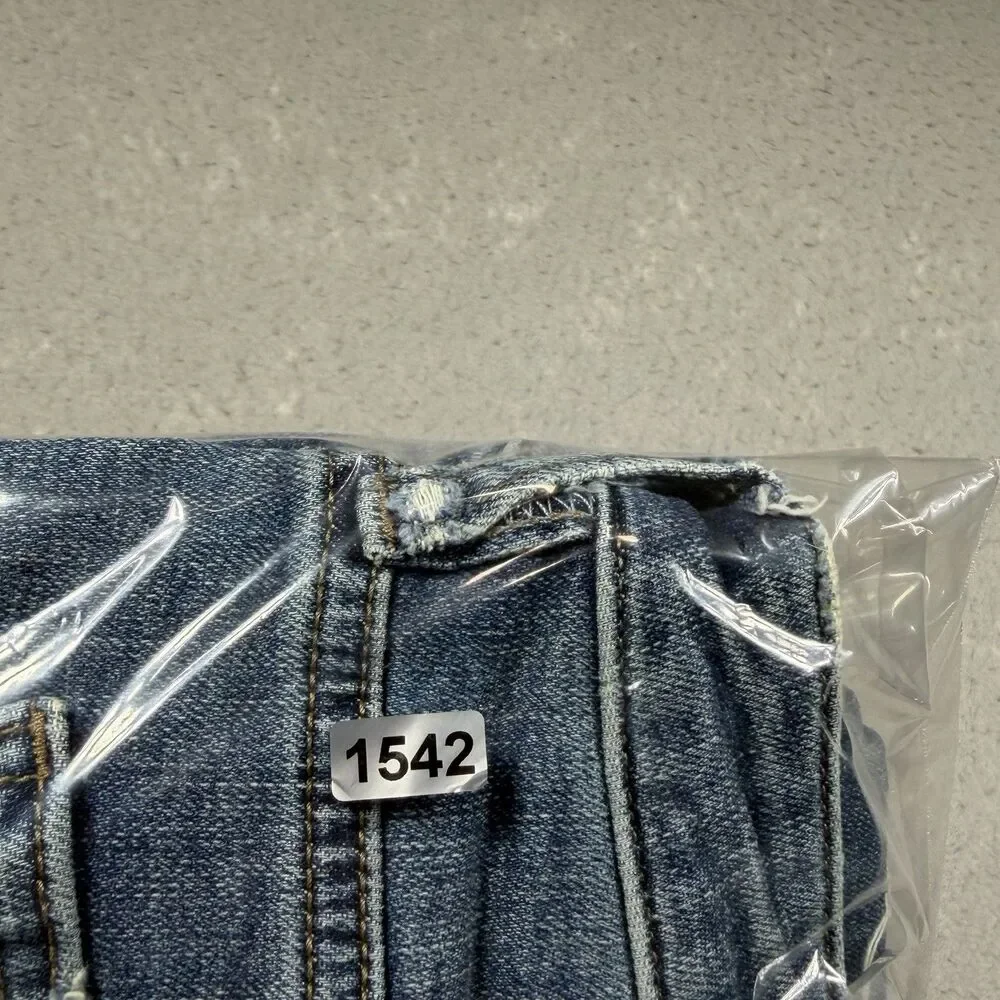 FP Free People Jeans Women’s Size 28 Blue Boot Cut Metal Studs Denim Pockets